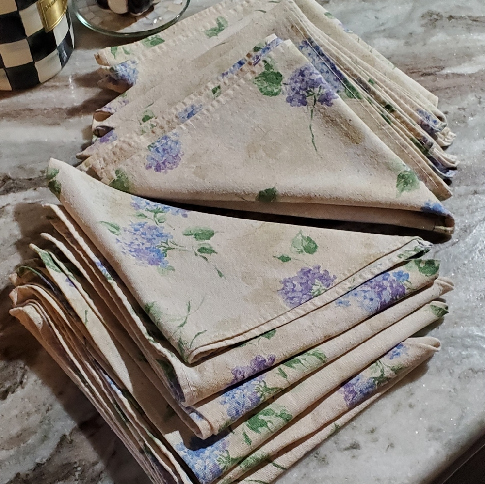 ⚜💜⚜22 Total Piece Pier 1 Imports Table Linens/6 Placematts